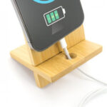 Еко држач за мобилен од бамбус - Image 2