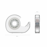 Селотејп 12мм х 25м со држач Erich Krause - Image 2