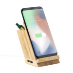 Безжичен еко полнач, држач за мобилен и пенкала - Image 4