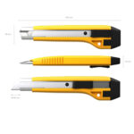 Скалпел 18мм, пвц со мет. шина - Image 2