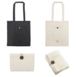 Еко торба со долга рачка 38*42 памучна склоплива