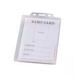 Беџ тврда пластика 75х110мм (70х95мм) вер.