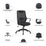 Канцелариска столица Свен В - Image 5