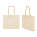 Торба со долга рачка и џеб 45х37х10см памучна 280г