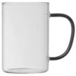 Чаша стаклена 250мл со рачка во боја - Image 2