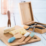 Еко сет за вино во кутија од бамбус - Image 7