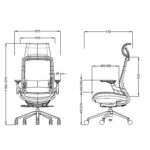 Канцелариска столица Некст ХБ - Image 5