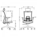 Канцелариска столица Лукс ХБ - Image 6