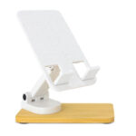 Држач за мобилен ротациски на бамбус - Image 4