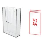 ПВЦ држач 1/3А4 ѕиден, (100*210мм)