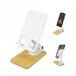 Држач за мобилен ротациски на бамбус