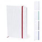 Тефтер А5 со ластик, сублимациски, 100л. бланко