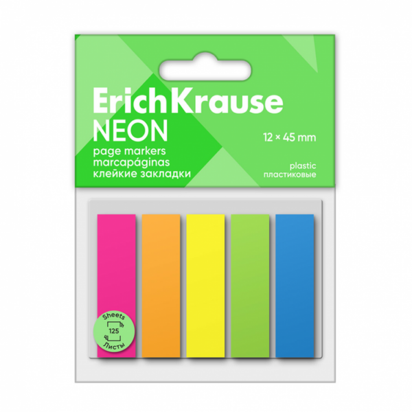 plastic page markers