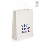 Хартиена кеса 320x410x110мм бела - Image 4