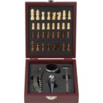 Сет за вино во кутија дрвена со шах - Image 5