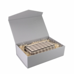 black white box with lid