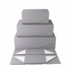 foldable gift box with lid
