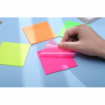 Самолепливи пвц ливчиња 75х75 транспарент Неон 50л - Image 11