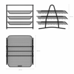 Полица метална мрежа 1/3 - Image 5