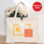 Торба со долга рачка и џеб 45х37х10см памучна 280г - Image 5