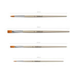 Четки 1/4 комбинирани, синтетик -2, 5 / 5, 8 - Image 3