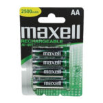 Батерии АА на полнење, 2500mah Maxell
