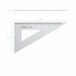 Линијар триаголник 60°/ 22cm - Image 2