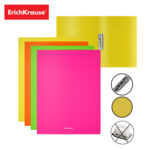 Папка со клип мет. механизам, Неон Erich Krause