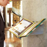 Зиден држач за каталог со 10 папки А3 формат - Image 5