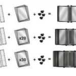 Зиден држач за каталог со 10 папки плави - Image 2