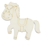 Дрвена декорација со 3 фломастери - Image 5