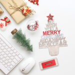 Украс дрвен Новогодишна елка - Image 3