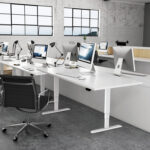 Биро ергономско електрично 160х80см