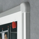 Бела табла магнетна 100х200см, алуминиум рамка - Image 5