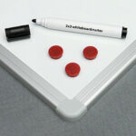 Бела табла магнетна 120х240см, алуминиум рамка - Image 5